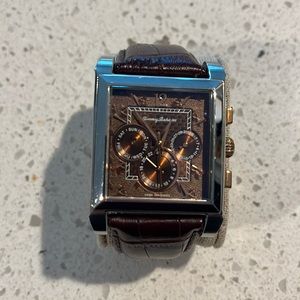 Tommy bahama mens leather watch